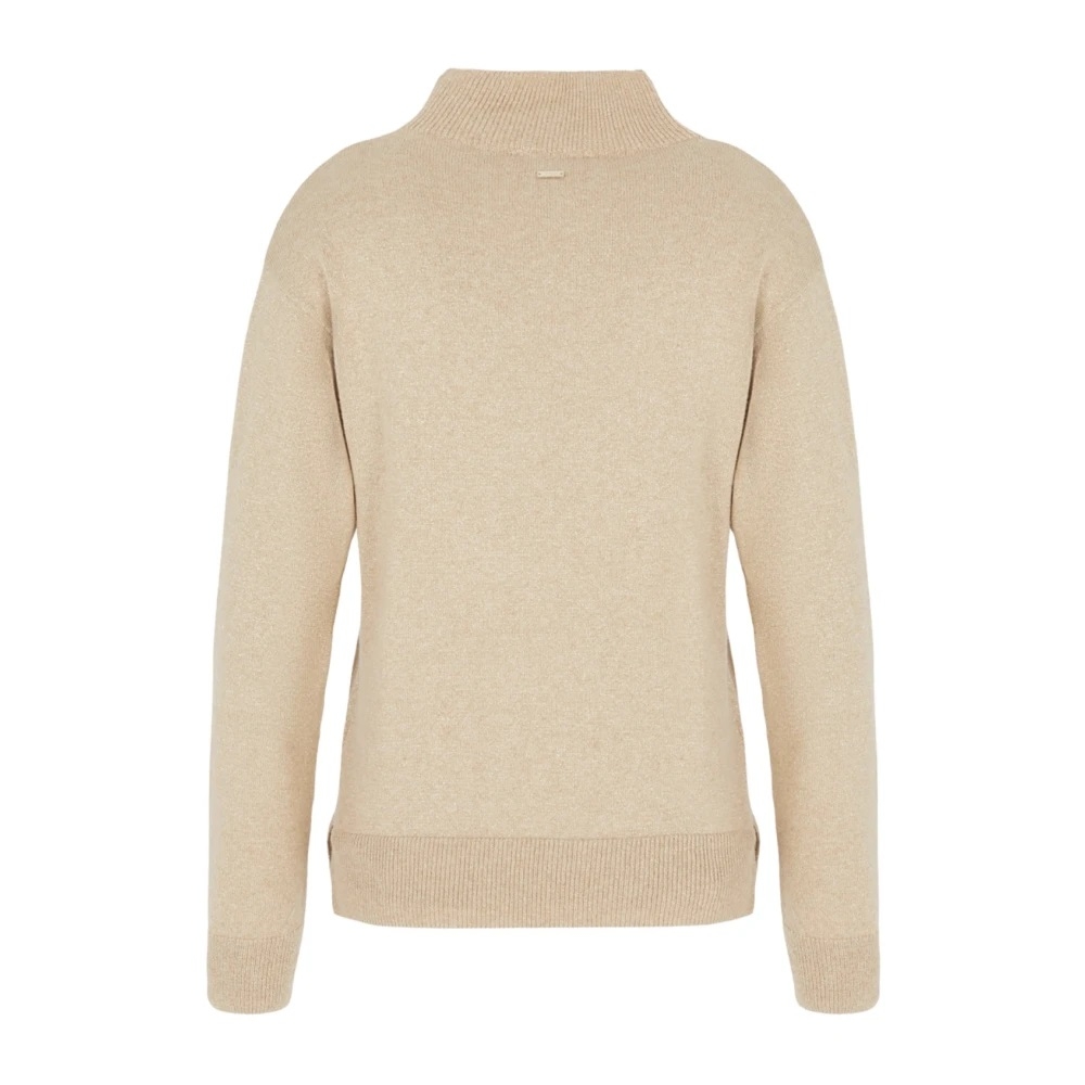 Armani Exchange Bluze Women's Knit Turtleneck Beige XL