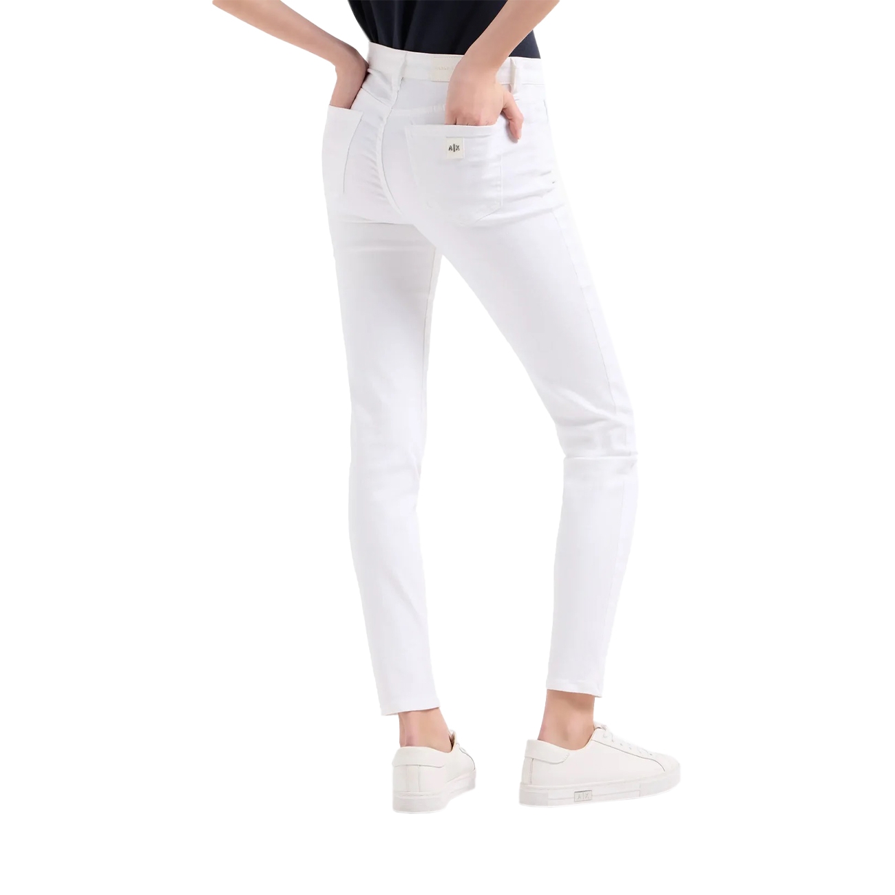 Armani Exchange Pantaloni  Trousers White 28