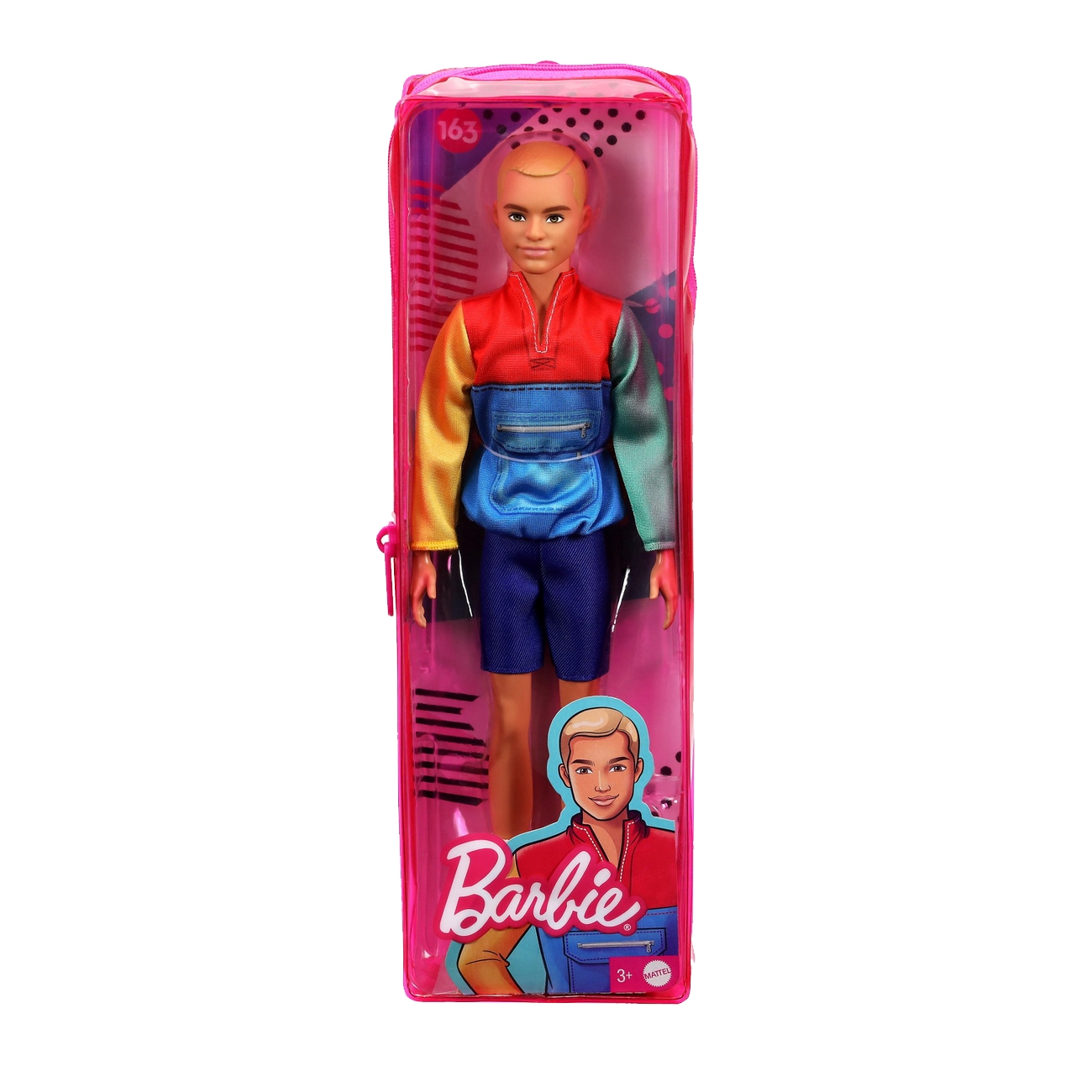 Barbie Papusi Papusa Baiat Fashionistas Sport Cu Bluza De Trening Multicolor 