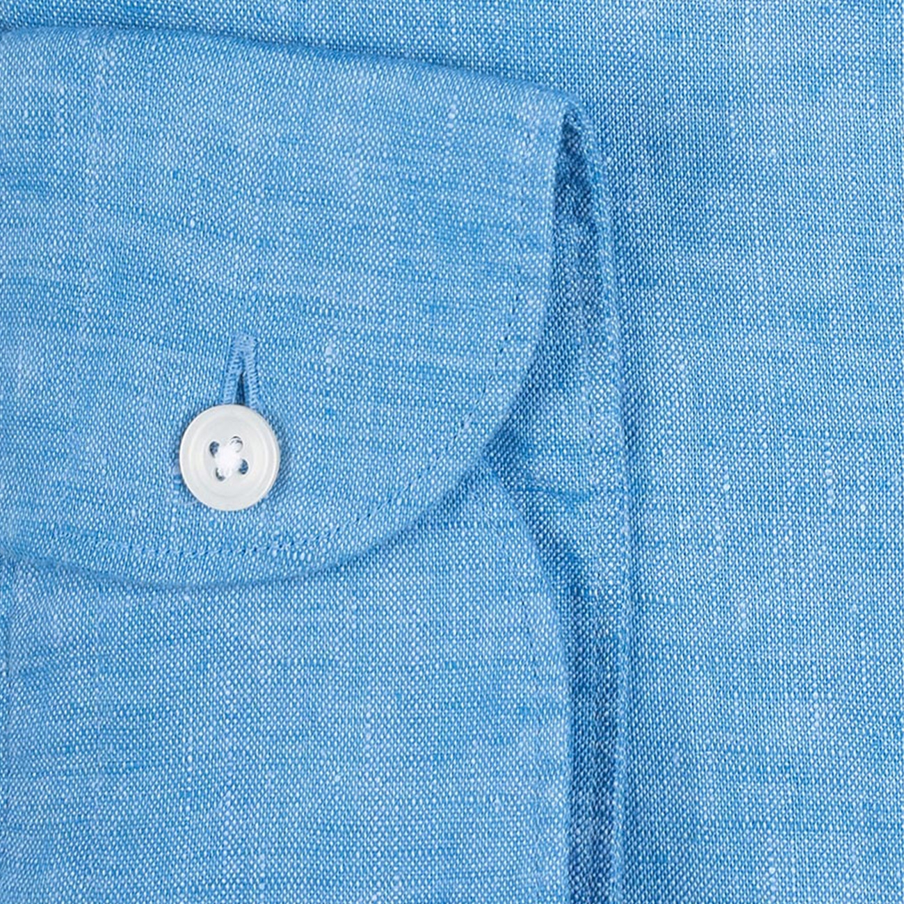 Bigotti Camasi Camasa Din 100% In Slim Uni Albastra  M