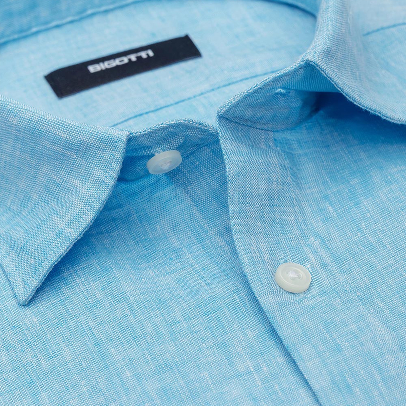 Bigotti Camasi Camasa Din In Slim Albastra M