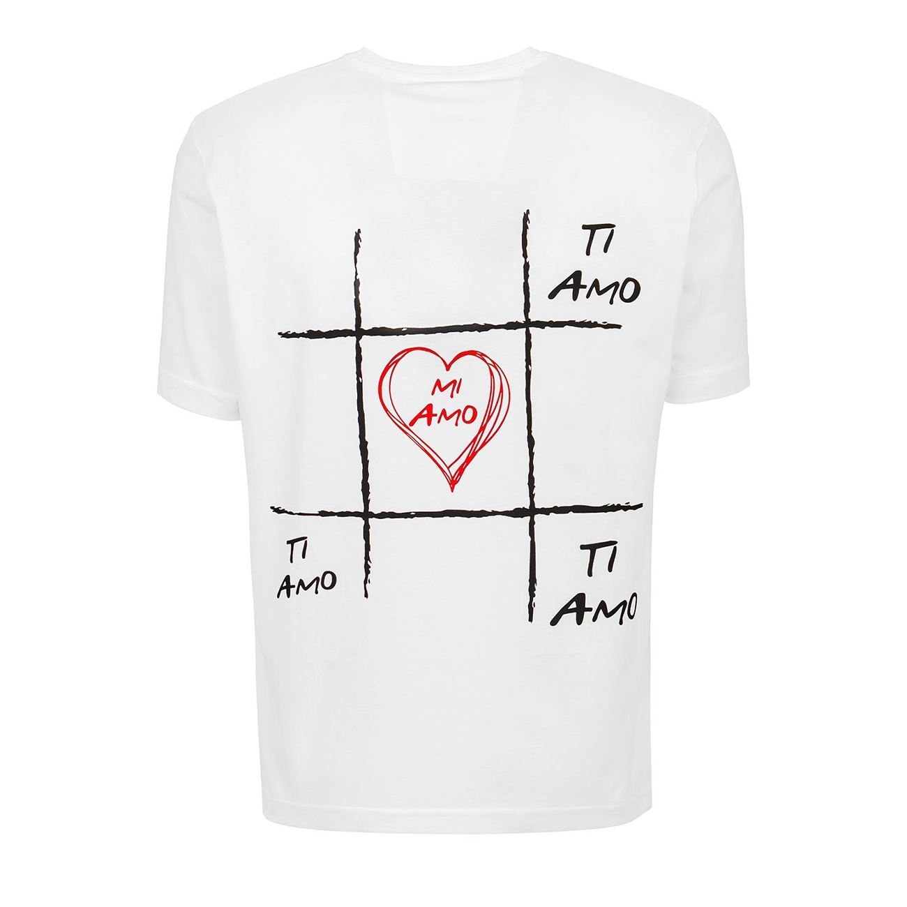 Bigotti Tricouri Tricou Alb Print Geometric M