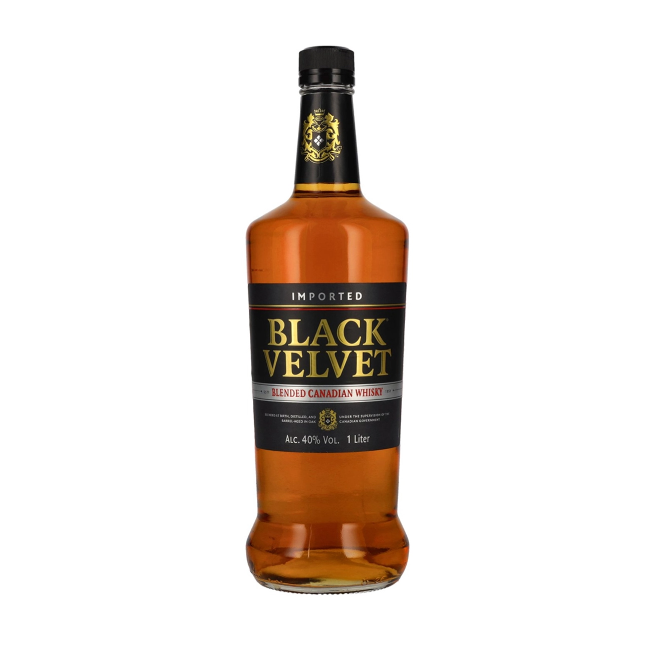 Black Velvet  Whisky canadian Original Blended 1000 ml