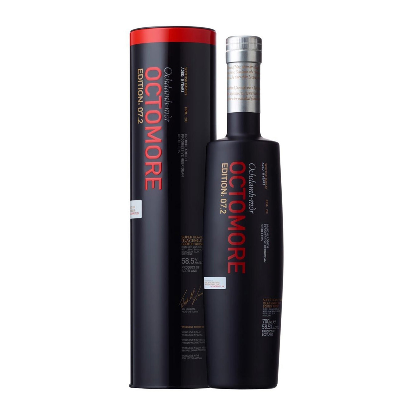 Bruichladdich Whisky scotian OCTOMORE  700 ml