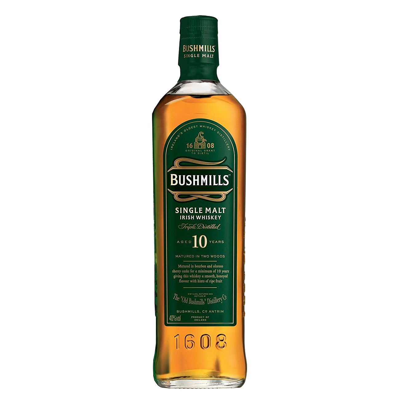 Bushmills  Whiskey irlandez 10 Year Old 1000 ml