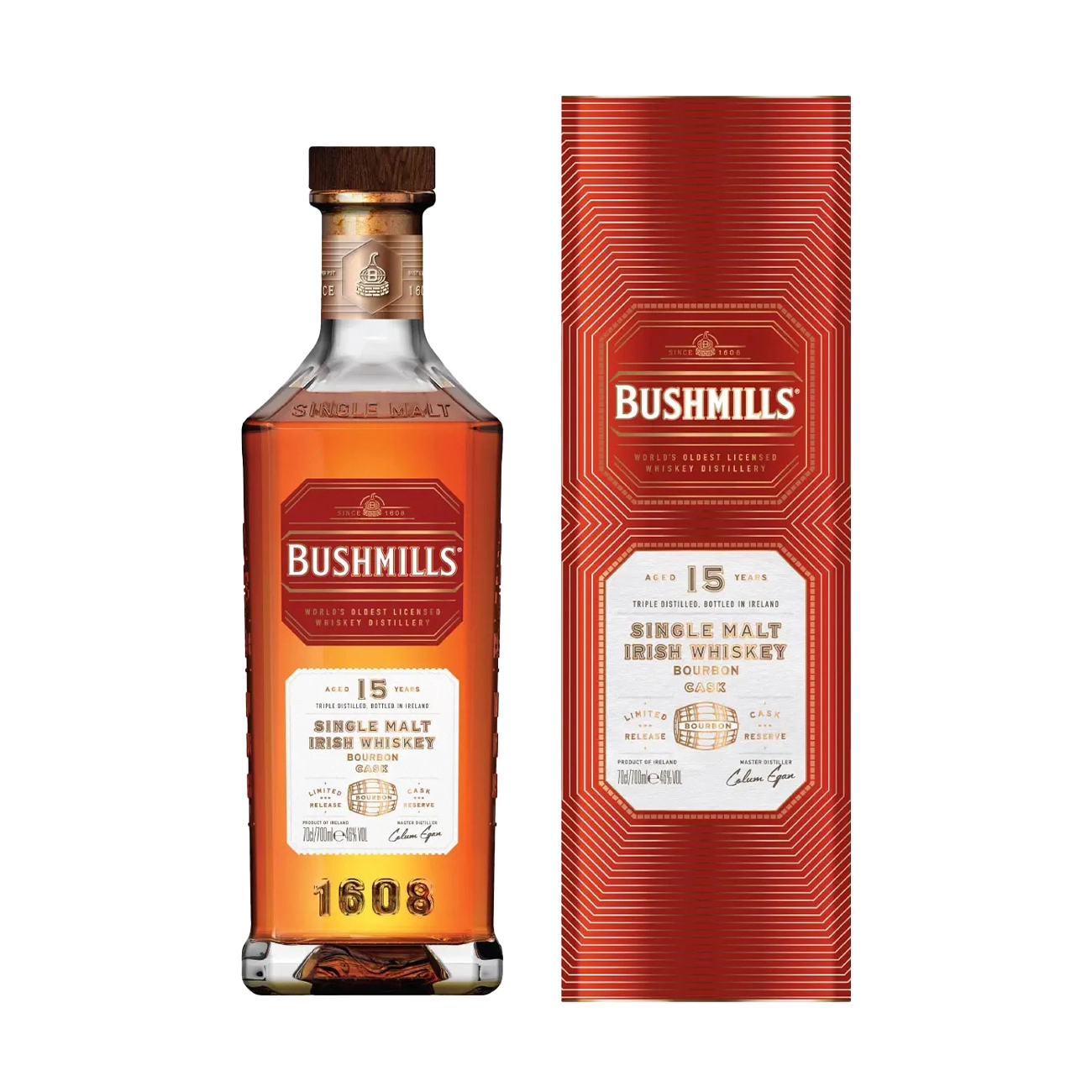 Bushmills  Whiskey irlandez 15 Years Old  700 ml