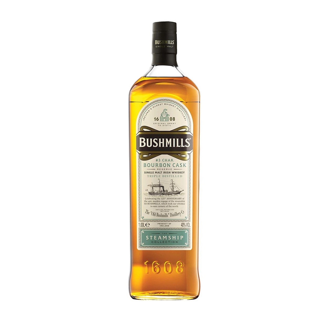 Bushmills  Whiskey irlandez Steamship Collection Bourbon Cask 1000 ml