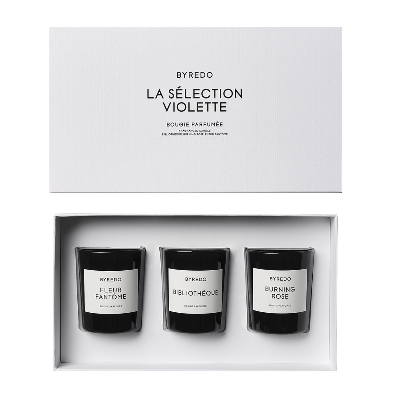 Byredo Parfumuri Niche LA SÉLECTION VIOLETTE  MINI CANDLE SET  210 gr