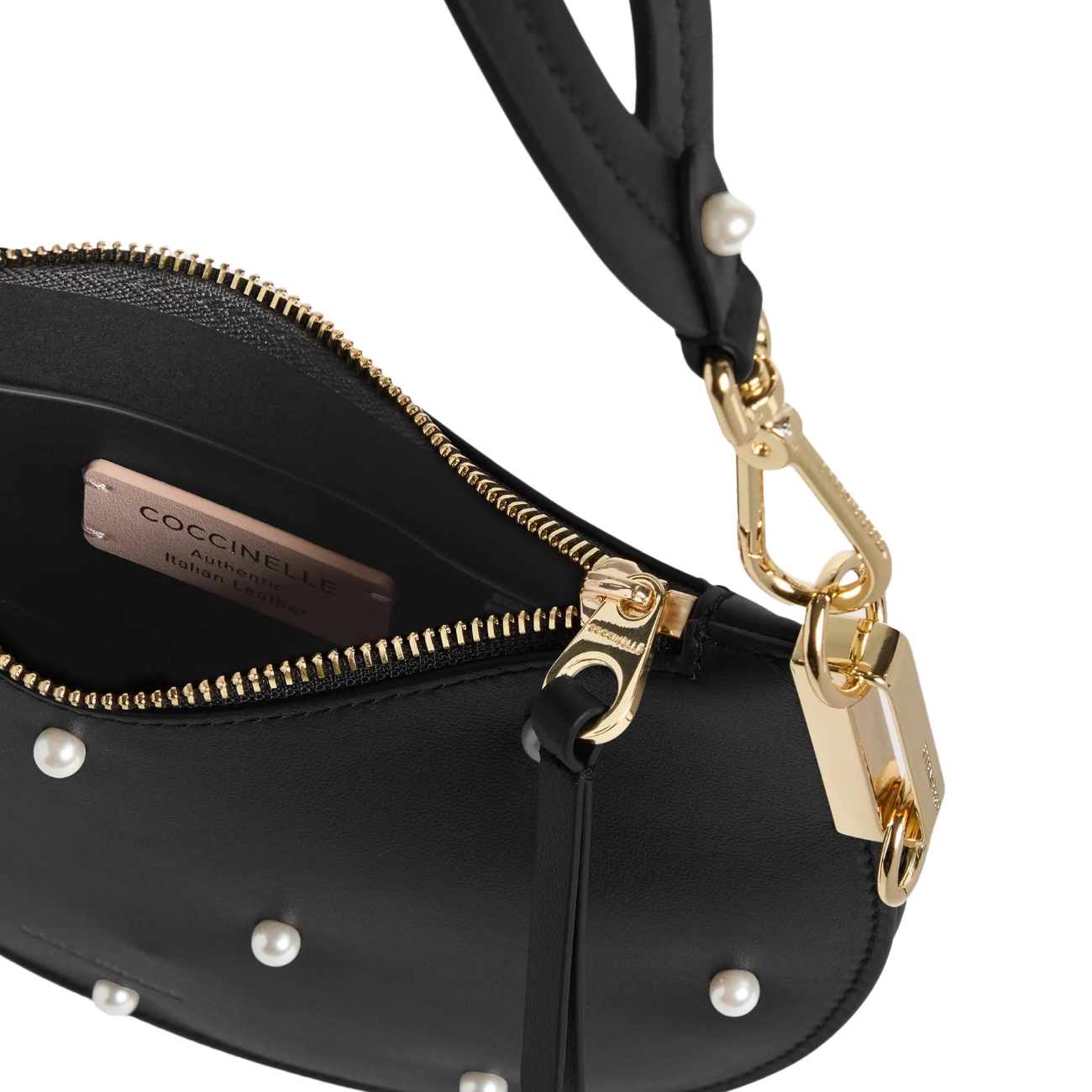 Coccinelle Genti de mana Sunup Pearl Small - Noir 