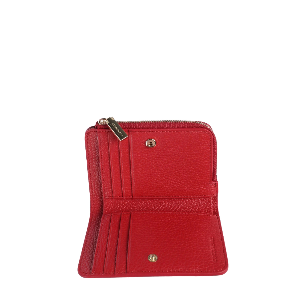Coccinelle Portofele C-Me RFID Grained Leather Wallet Scarlet 