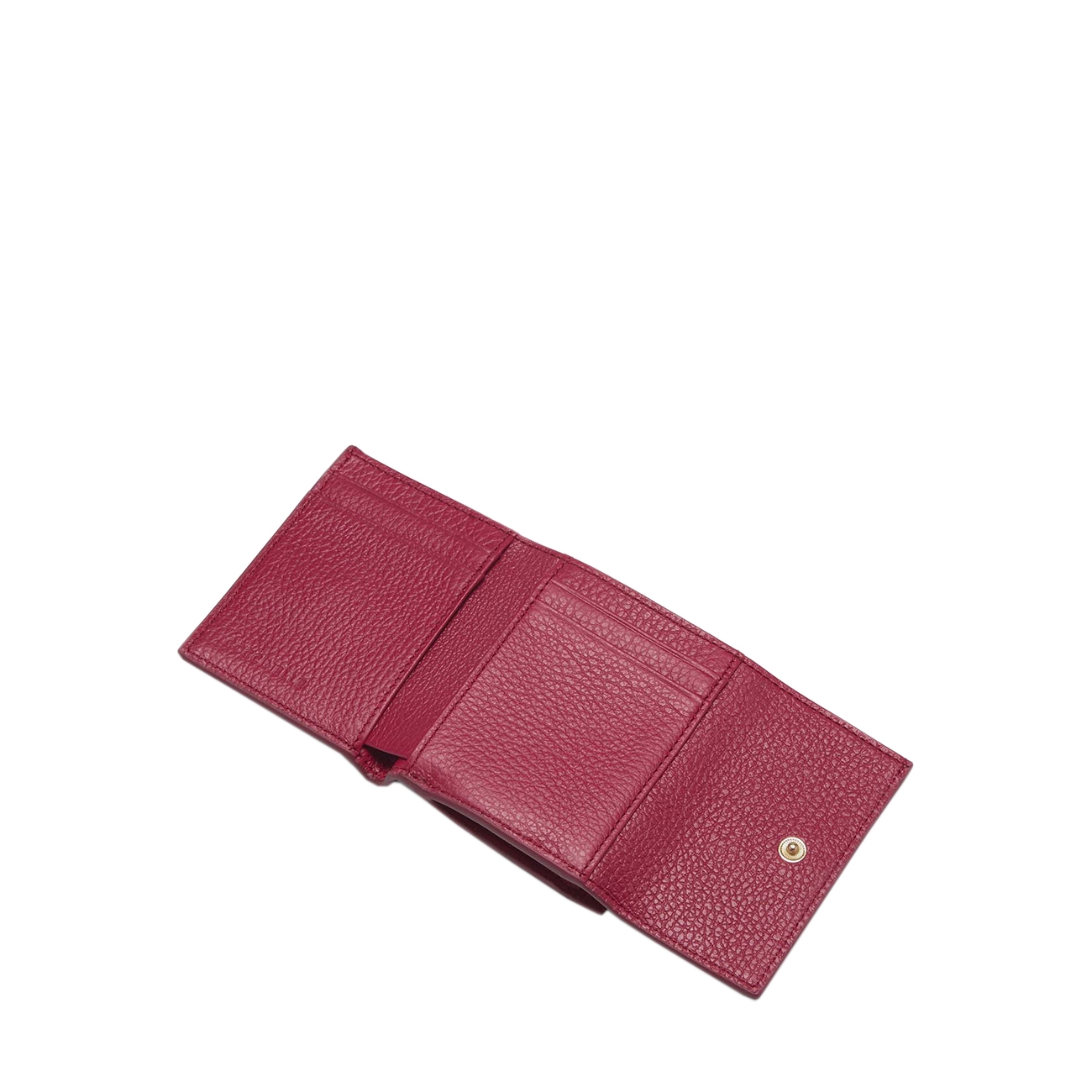 Coccinelle Portofele Metallic Soft Leather Sangria 