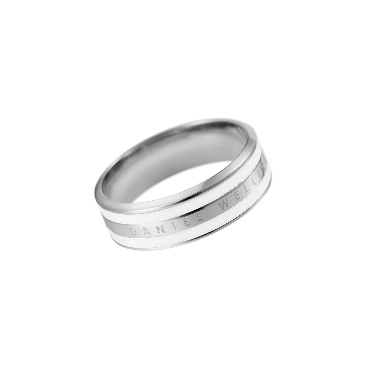 Daniel Wellington Inele Emalie Satin White 52 DW00400048 52