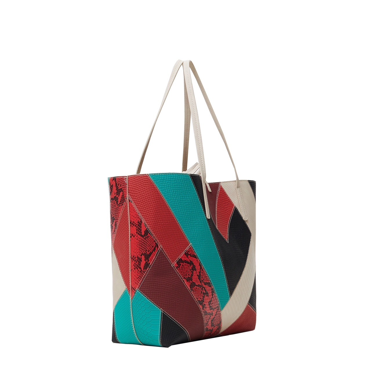 Desigual Genti de umar Shopping bag patch 2 in 1 