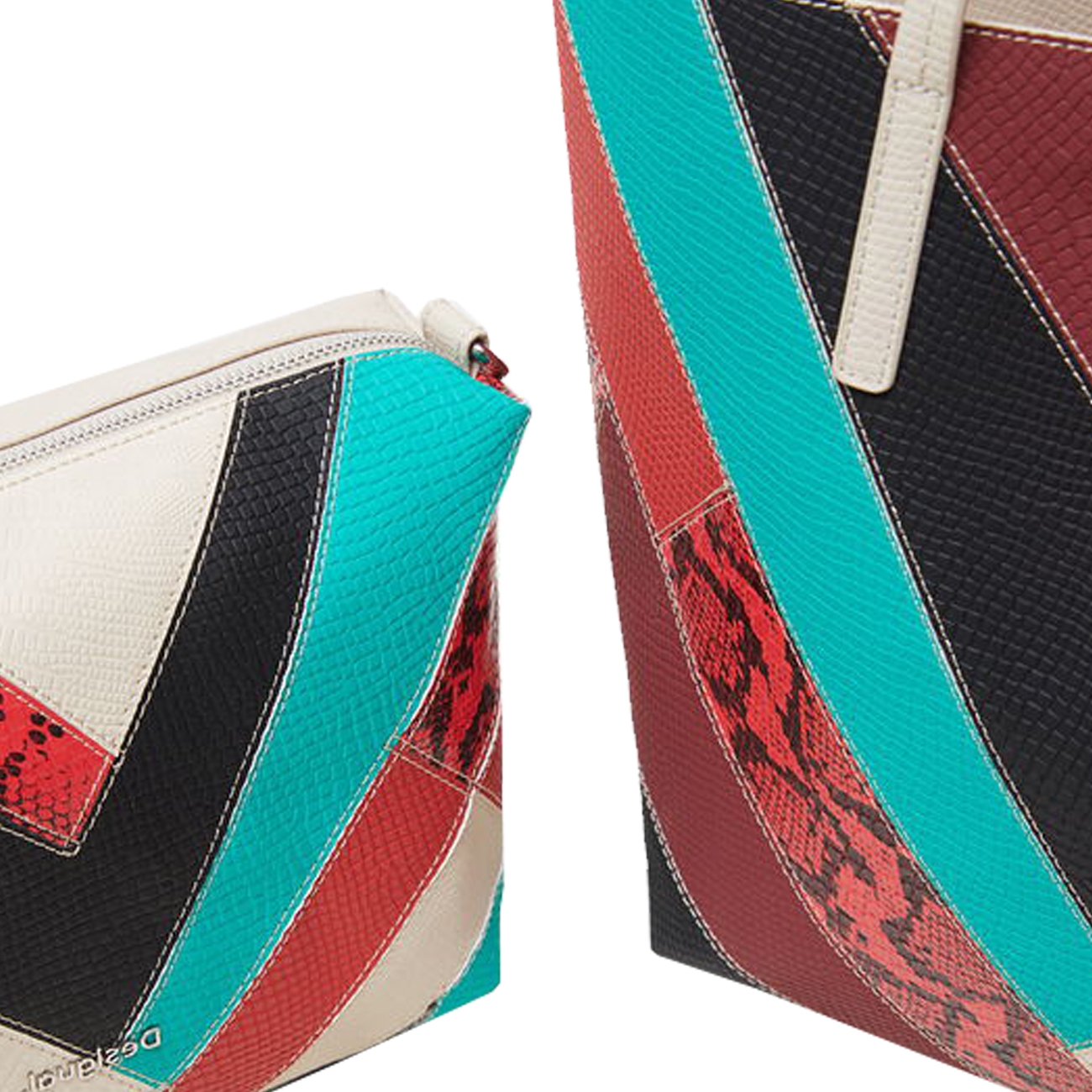 Desigual Genti de umar Shopping bag patch 2 in 1 