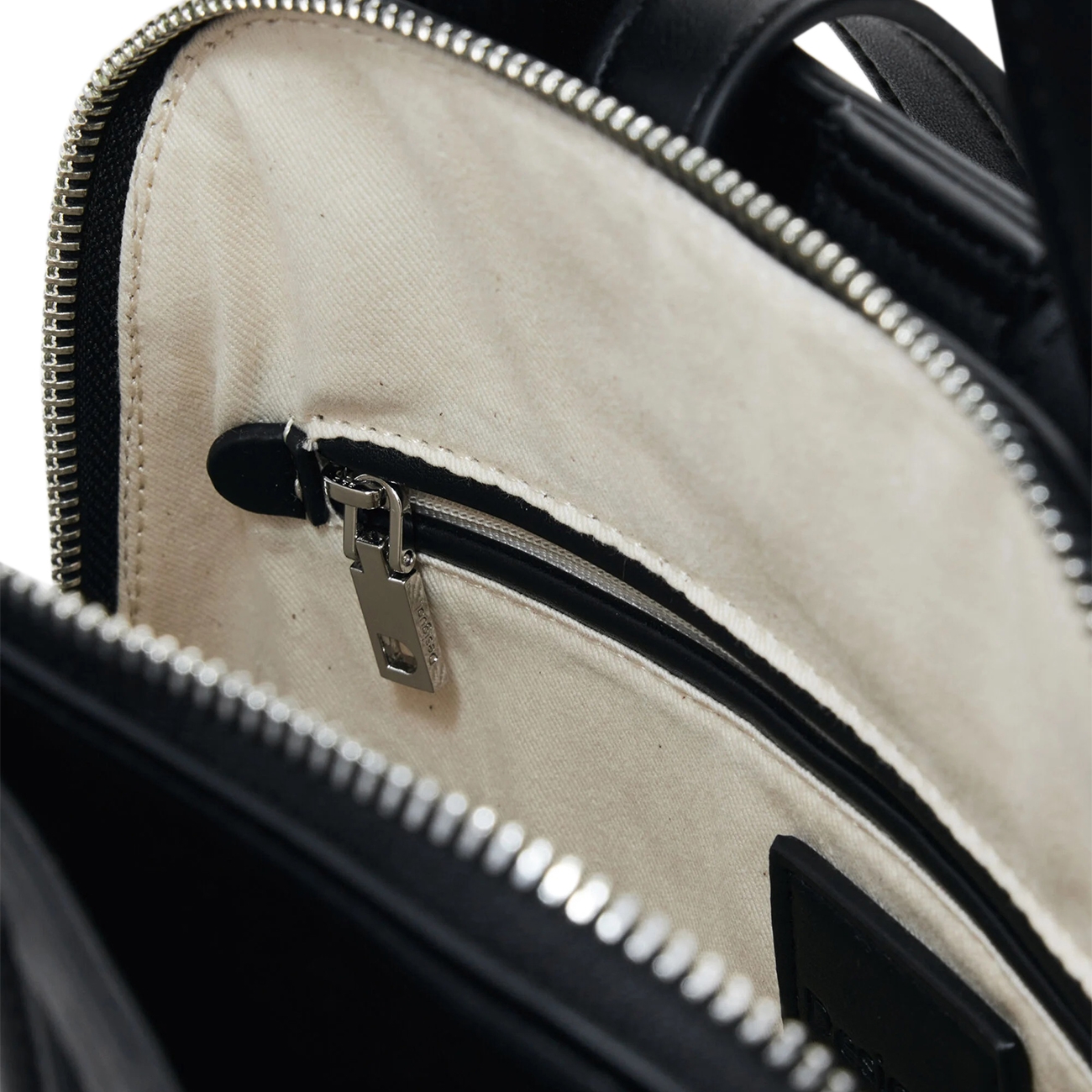 Desigual Rucsacuri Medium backpack with 3D letters Black 