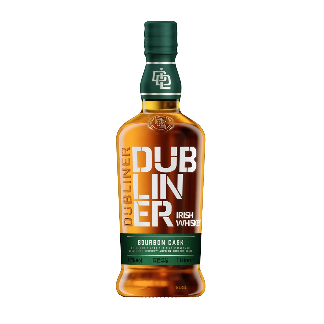 Dubliner Whiskey irlandez Bourbon Blended Irish Whiskey 1000 ml