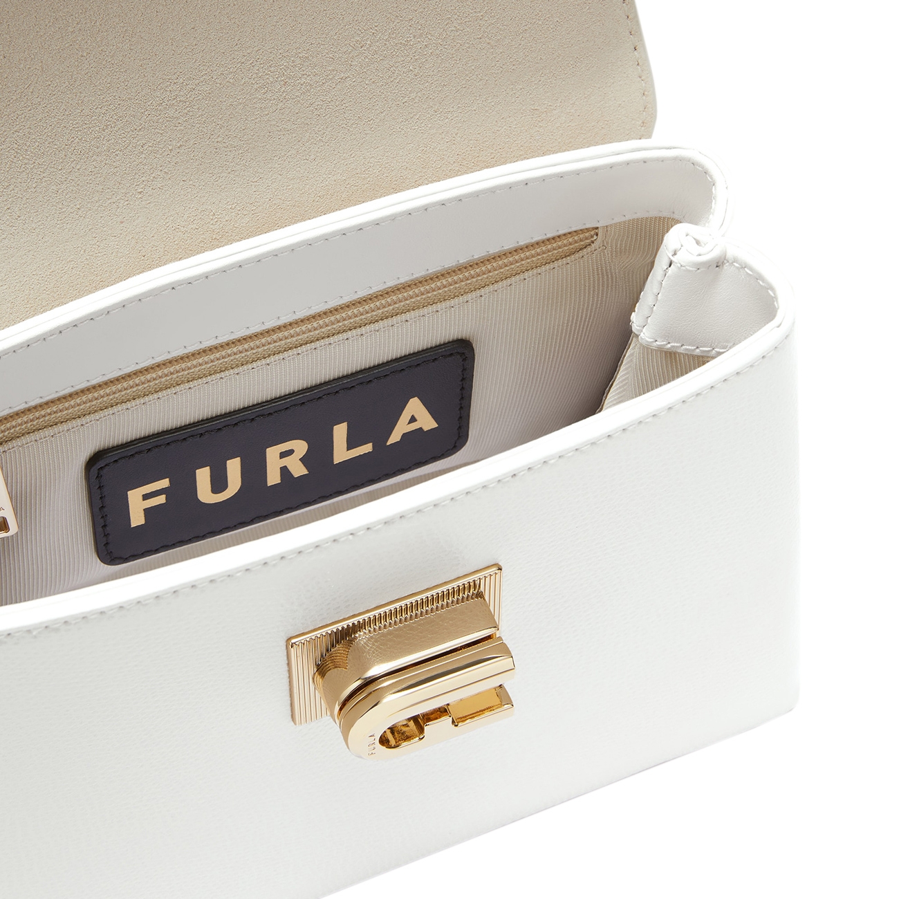 Furla Genti mini 1927 Mini Top Handle Panna 