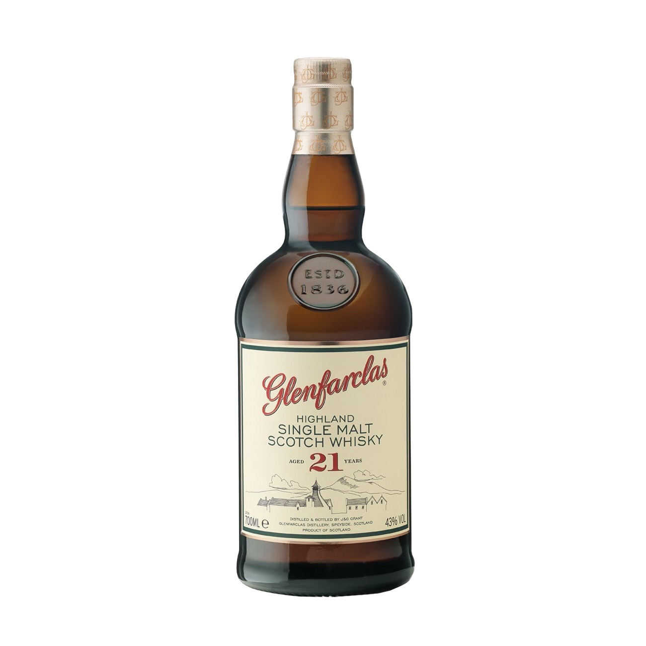 Glenfarclas  Whisky scotian 21 Year Old 700 ml