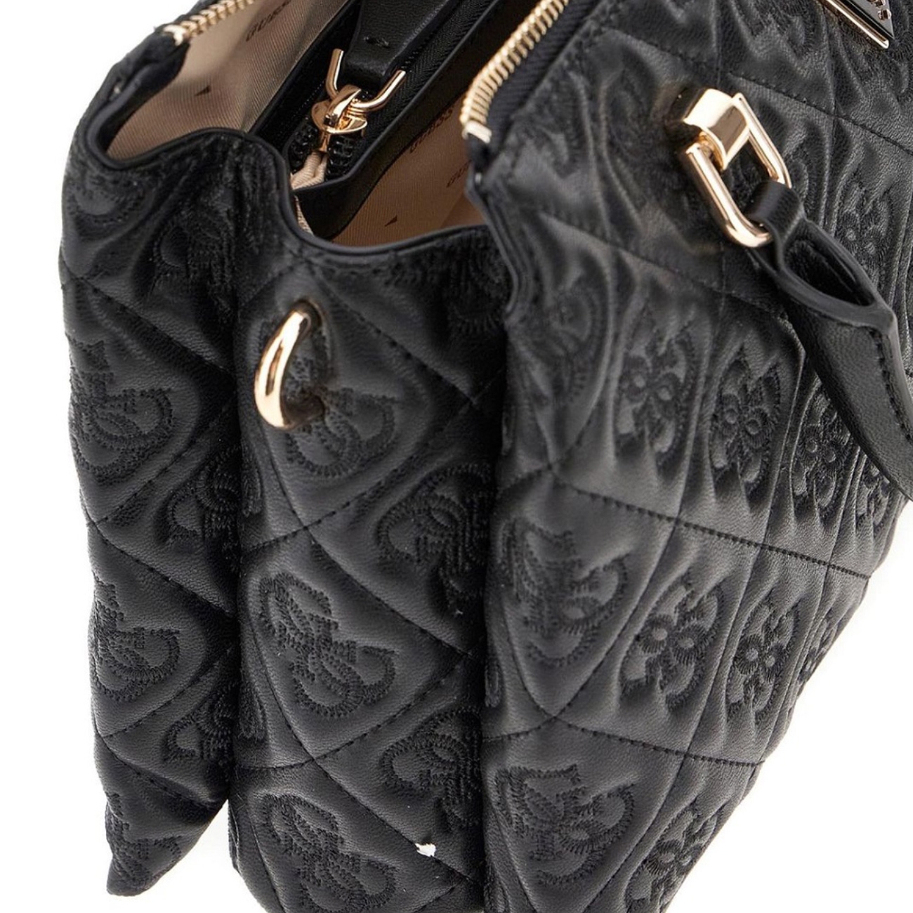 Guess Genti de mana Adelasia Multi Comp Satchel Black 