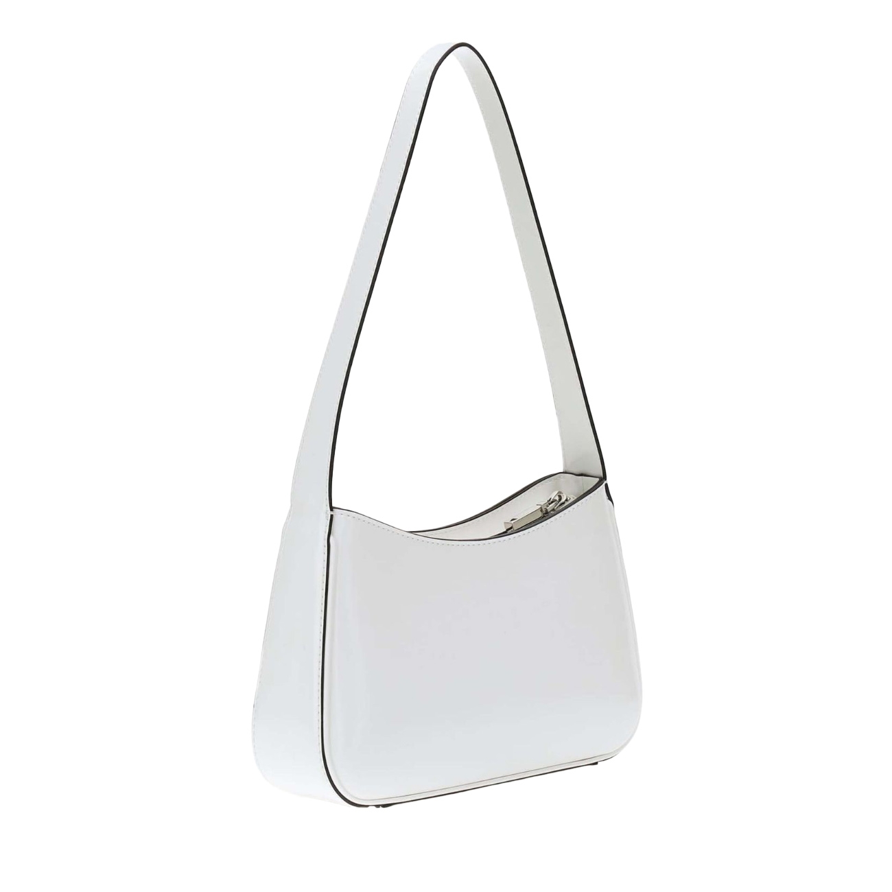 Guess Genti de mana Arnela Top Zip Shoulder Bag White 
