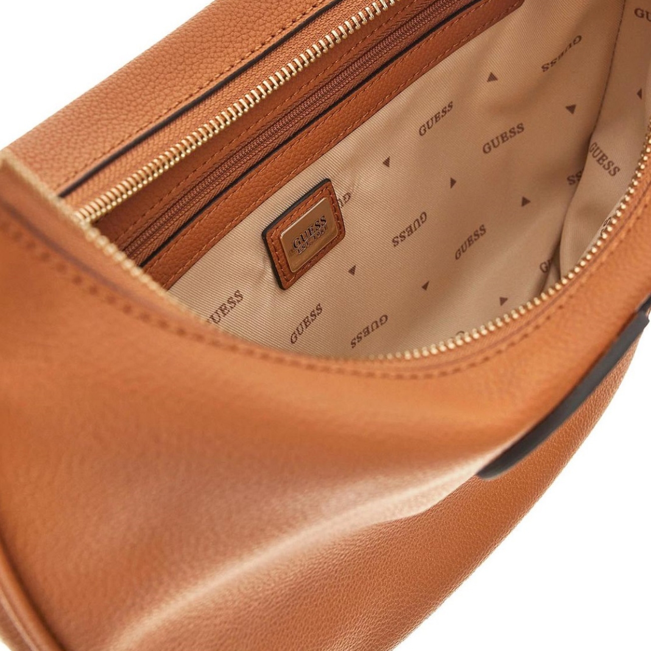 Guess Genti de mana Calebra Hobo Shoulder Bag Cognac 