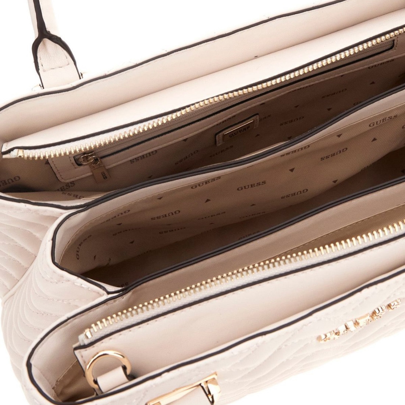 Guess Genti de mana Centre Stage Abey Status Satchel Shell 