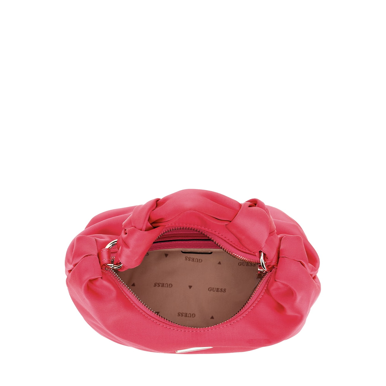 Guess Genti de mana Velina Satin Mini Handbag Magenta 