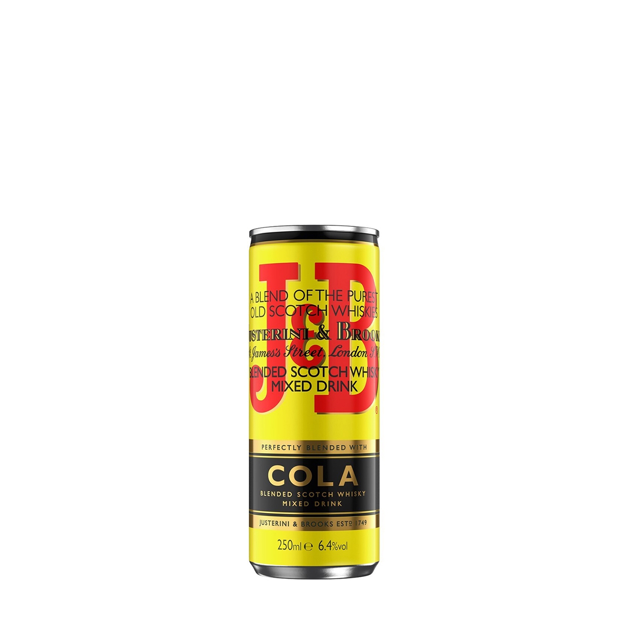 J&B Whisky scotian Cola Blend 250 ml