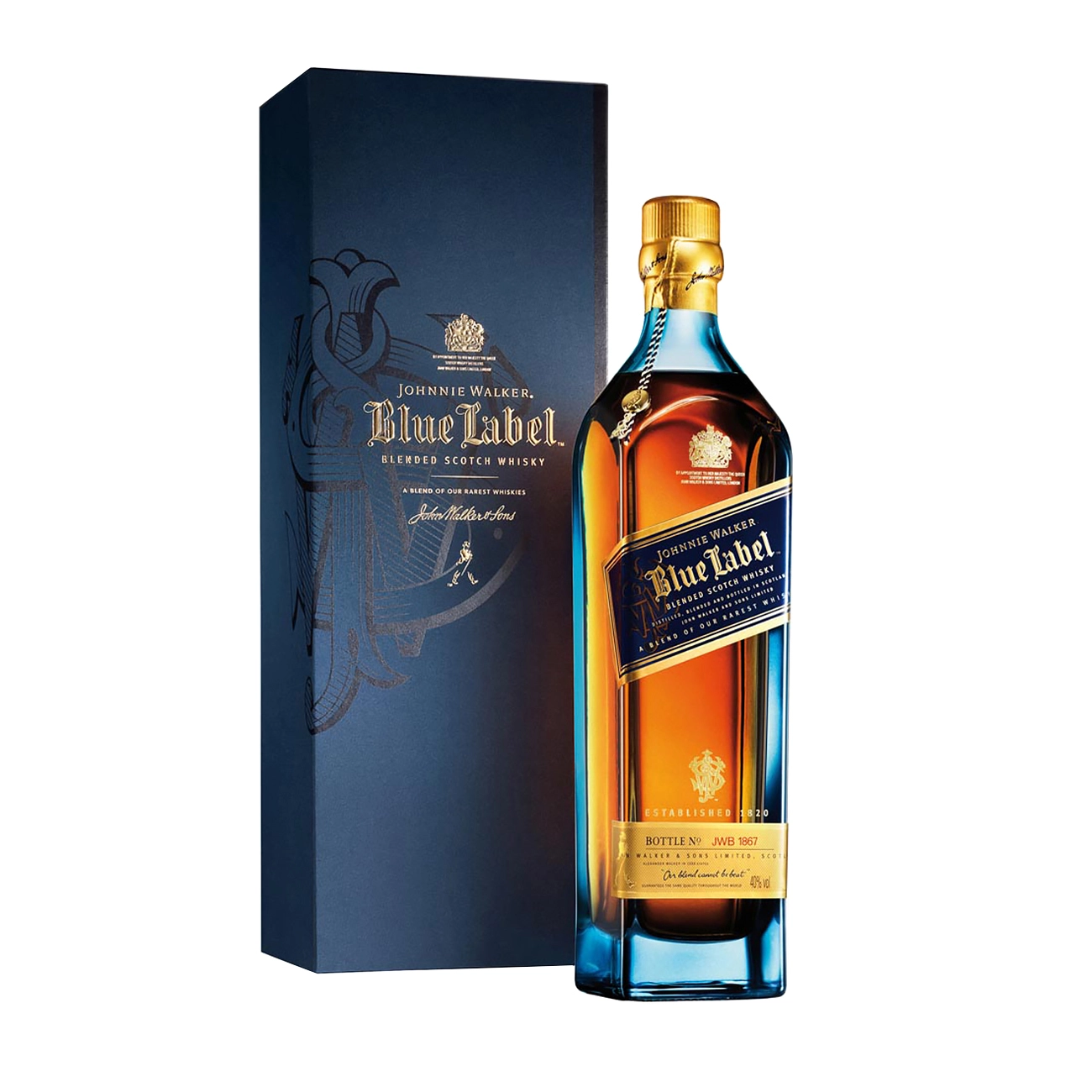 Johnnie Walker  Whisky scotian Blue Label 1000 ml