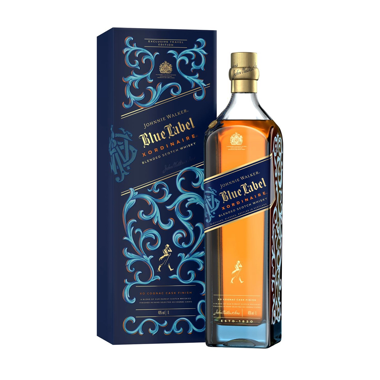 Johnnie Walker  Whisky scotian Blue Label Xordinaire 1000 ml