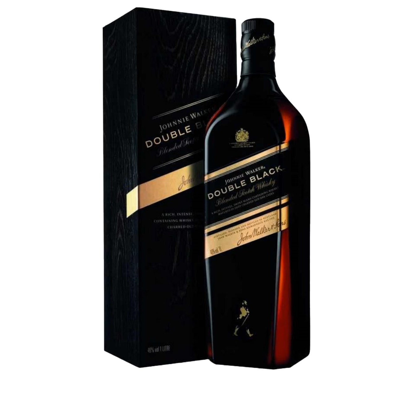 Johnnie Walker  Whisky scotian Double Black Label Blended Scotch 1000 ml