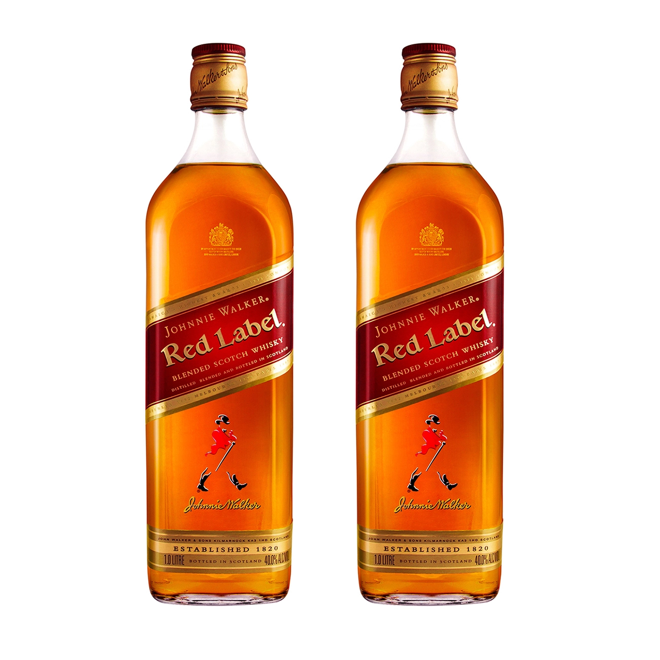 Johnnie Walker  Whisky scotian Red Label Twinpack 2000 ml