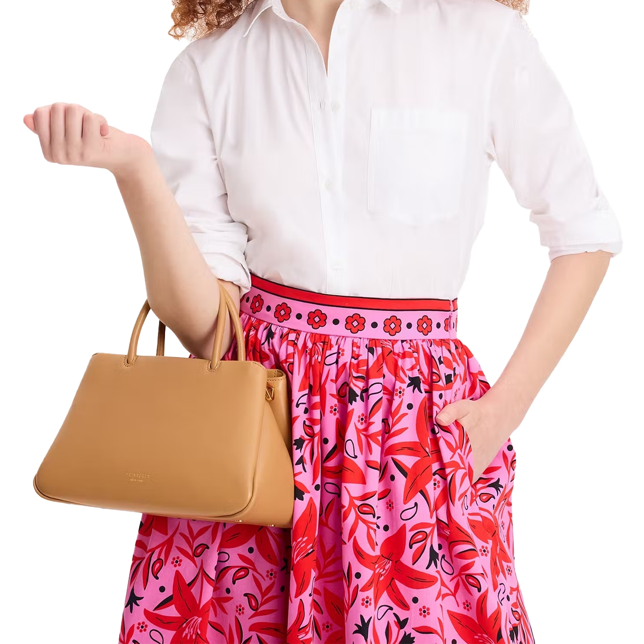 Kate Spade Genti de mana Grace Satchel Caramel 