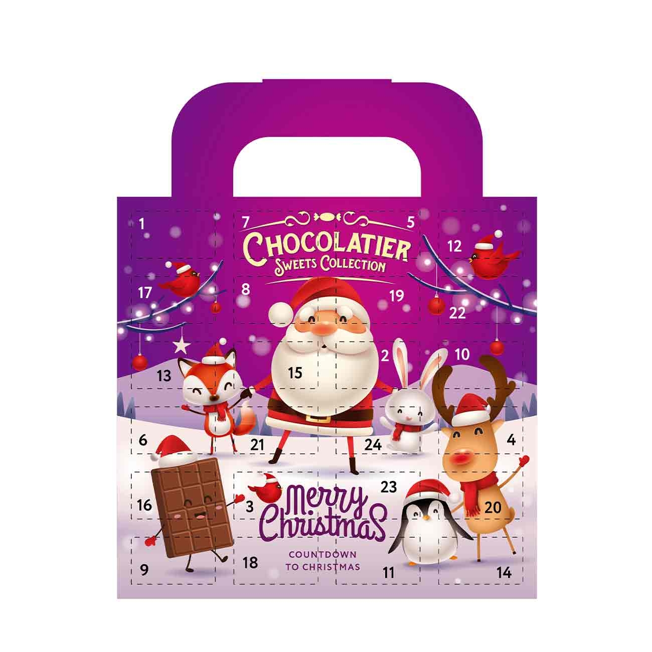 Millennium Praline Advent Calendar Chocolatier Xmas  220 gr