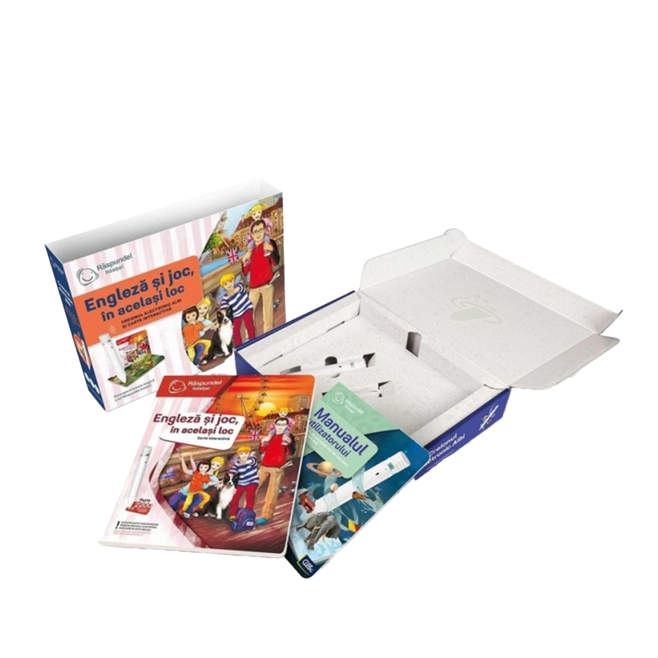 Raspundel Istetel Carte Engleza si joc, in acelasi loc 