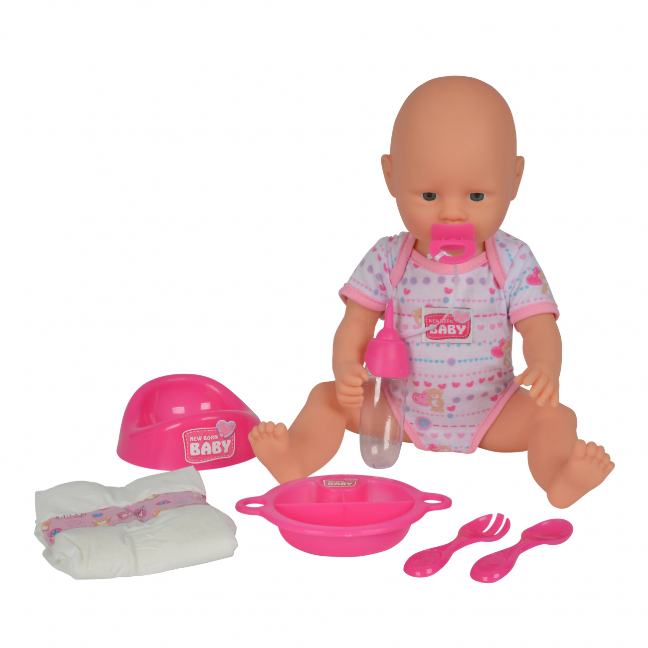 Simba Toys Papusi NEW BORN BABY - CU FUNCTII SI ACCESORII  