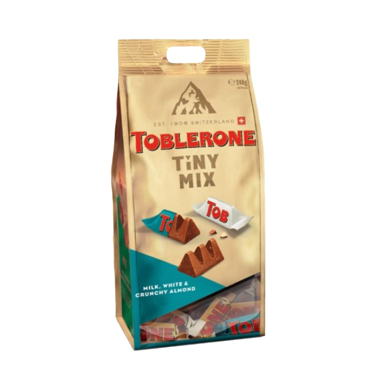 TOBLERONE Ciocolata Tiny Crunchy Almonds Mix 240 gr
